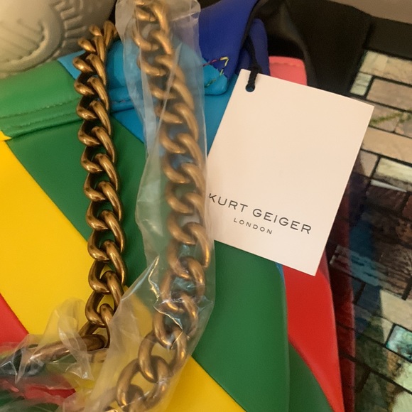 Kurt Geiger Rainbow Shop Kensington Leather Crossbody Bag - Picture 13 of 16